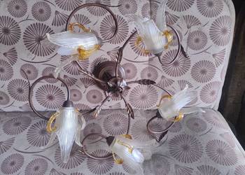 Żyrandol sufitowy pięcioramienny