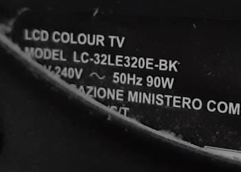 Telewizor LCD SHARP, model LC 32LE320E-BK + dekoder