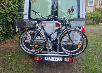 Bagażnik Rowerowy ALU TOP na Hak - Uchylny 2 Rowery - Ładny Stan