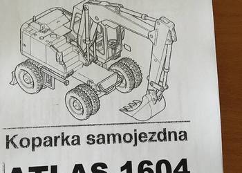 dtr instrukcja obsługi  ATLAS TEREX 1604 i iNNE