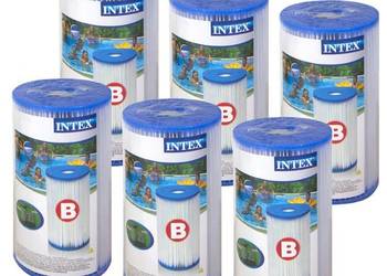 Filtr filtry 6 sztuk typ B do pompy Intex 29005