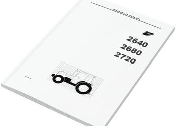 Massey Ferguson 2640, 2680, 2720 Instrukcja obsługi