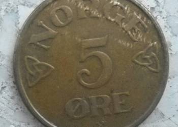 NORWEGIA-5 ORE-1954 r