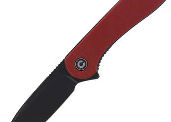 Nóż składany CIVIVI Elementum Flipper Burgundy G10, Black Stonewashed (C90…