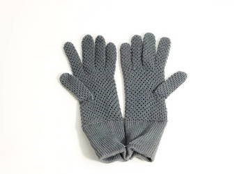 Rękawiczki zimowe dzianinowe – szare
