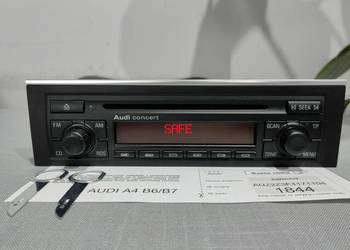 Radio Concert Audi A4 B6 B7 Kod KLUCZE Instr.PL Sprawne 109 % Ładne