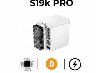 koparka Bitmain Antminer S19k PRO 120th nowa gwarancja rok