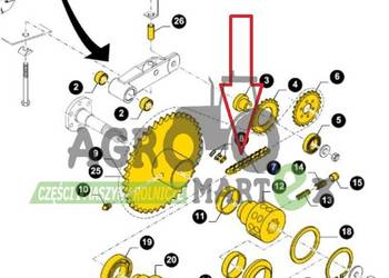 84058833 ŁAŃCUCH HEDER CNH
