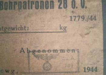 Niemiecka skrzynia 1944r.