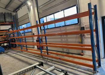 Regały magazynowe przemysłowe hala magazyn H=270 G =80cm