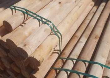 Słupki drewniane toczone paliki wałki