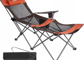 Apollo Walker Składane Krzesło Kempingowe dla Dorosłych Pomarańczowe Torba