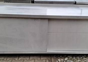 Stół Gastro z Szafką - Drzwi Suwane - 200/60/85 cm - M.1174 N