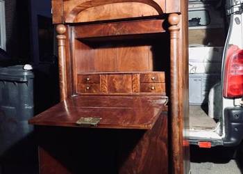 Sekretarzyk Biedermeier Mahon  z Holandii
