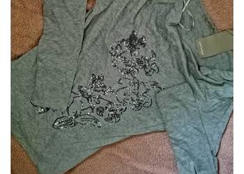 ORSAY nowa z metką Szara BAWEŁNIANA Bluzka z długim rękawem ORSAY nowa z metką Szara BAWEŁNIANA Bluzka z długim rękawem