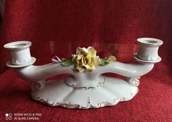 Świecznik, Porzellanfabrik Gräfenroda-Ort Reinhold Voigt OHG Świecznik, Porzellanfabrik Gräfenroda-Ort Reinhold Voigt OHG