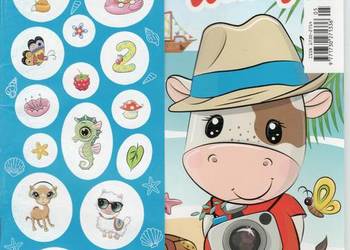 Kolorowe Wakacje Nr 5 2023 rysuj koloruj naklejaj MEMORY czas na relaks