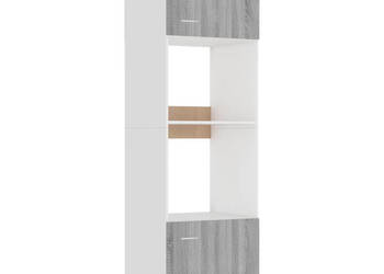Szafka na mikrofalówkę szary dąb sonoma 60x57x207 cm WM-815604