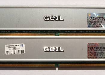 Geil DDR 2 srebrny cl5 800 dual