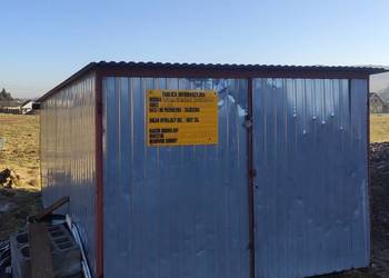 GARAŻ BLASZANY 3x5m Blaszak na auto budowę działkę ogródek składzik MAUZER