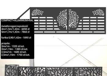 Nowość Brama przesuwna z wypełnieniem ALUMINIOWYM, rama ocynk ogniowy+RAL