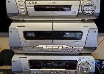 Wieża Technics SC-EH770 Komplet kolumny SB-DV250 pilot.