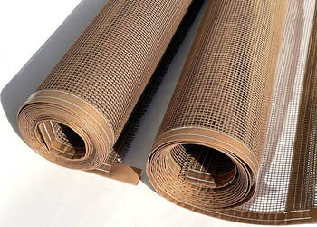 Taśma do przenośnika z siatki PTFE oczka 4x4mm Taśma do przenośnika z siatki PTFE oczka 4x4mm