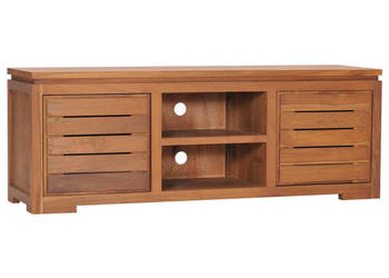 Szafka pod telewizor 110x30x40 cm lite drewno tekowe WM-289069