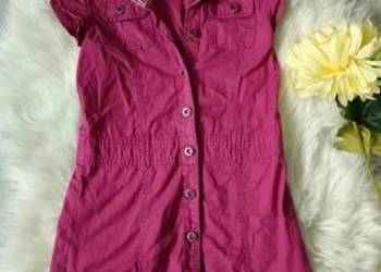 ZARA zapinana na guziki ogrodniczka bawełna Basic casual