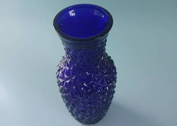 Wazonik lodowy grys kobaltowy