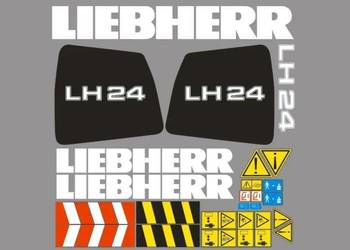 Naklejki oklejenie LIEBHERR LH 24 Zamiennik