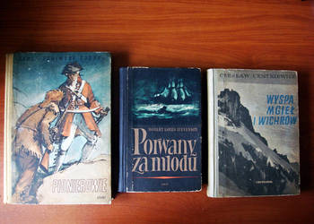 Pionierowie Cooper, Porwany za młodu Stevenson, Winnetou May, Szwejk Hasek