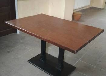 Gastronomia Stół - masywny na stopi żeliwnej 80x120 cm 10szt
