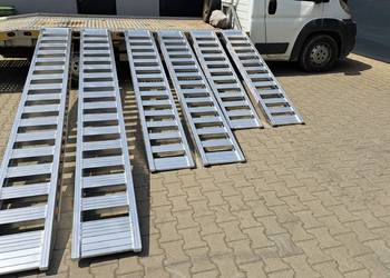 Najazdy aluminiowe 2 , 3, 6ton, 2,3; 2; 3; 4metry, minikoparka quad