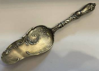 Łopatka do ciasta, srebrzona - secesja
