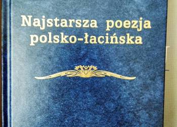 Najstarsza poezja polsko łacińska książki antykwariaty