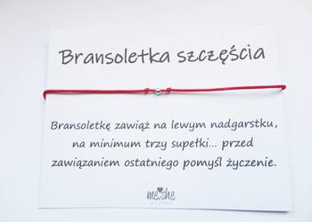Bransoletka SZCZĘŚCIA. 1x kulka. Srebro pr.925.
