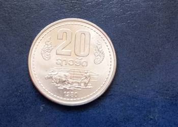 Stare monety 20 atów 1980 Laos