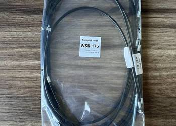 NOWY POLSKI KOMPLET LINEK LINKI WSK 175 CZARNE