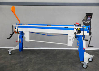 2,2m giętarka, zaginarka do blachy. OLMET M40x2200 z nożem.