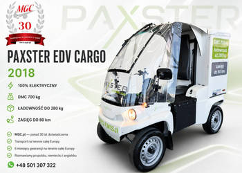 Inna inny PAXSTER Cargo EDV 1601 / ELEKTRYCZNY / JAK MELEX / MINI DOSTAWCZ…