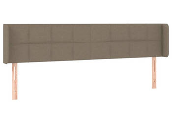 Zagłówek uszak taupe 163x16x78/88 cm tkanina WM-3118778