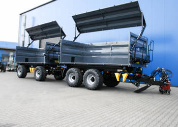 Zestaw przyczep rolniczych HILKEN ZMK5000 + TMK5000 wywrotka
