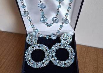 Sprzedam  piękny zestaw: naszyjnik i kolczyki