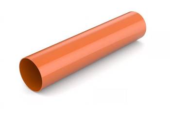 Bryza PVC Rura Spustowa fi 63 4 m ceglasta