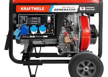 AGREGAT GENERATOR PRĄDOTWÓRCZY 7,8 KW DIESEL 230 V