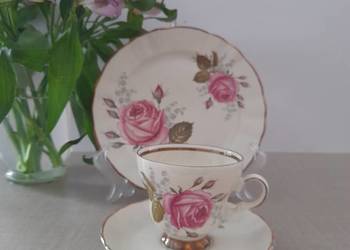 Trio Royal Winterling Bavaria Vintage filiżanka talerzyk róże