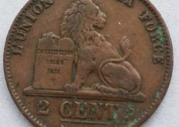 BELGIA-2 CENTYMY-1870 r