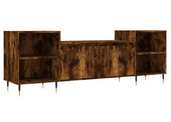 Szafka pod telewizor przydymiony dąb 160x35x55 cm WM-831337