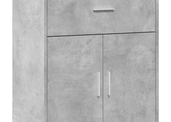 Szafka szarość betonu 60x31x70 cm materiał drewnopochodny WM-840467